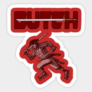 Butch Running Sticker